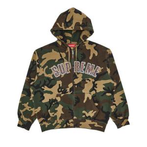Толстовка Supreme x B.B. Simon Zip Up Hooded Sweatshirt, Woodland Camo