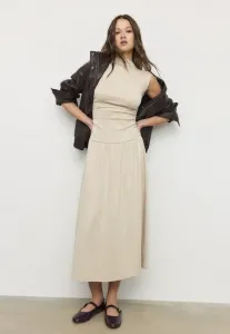 Балетки с открытым носком и ремешком на щиколотке Stradivarius, Dark Red