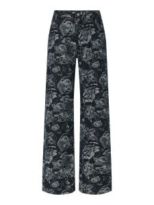 Джинсы с широкими штанинами PIECES PCMarosa, черный