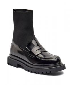 Мокасины женские Marc Cain кожаные высокие, черный