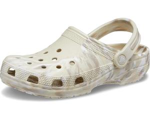 Сабо Crocs Classic Marbled Tie-Dye Clog, цвет Bone/Multi