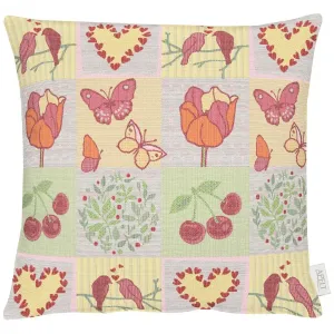 Декоративная подушка 5313 Чехол для подушки без наполнителя, 1 штука Apelt, Gelb/bunt + gemustert