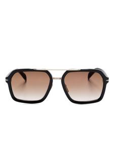 Eyewear by David Beckham солнцезащитные очки в массивной оправе, коричневый