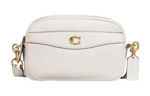 COACH Дамская кожаная сумка через плечо для фотоаппарата
