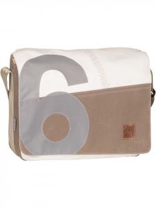 Наплечная сумка 360 grad, цвет weiß/balken taupe