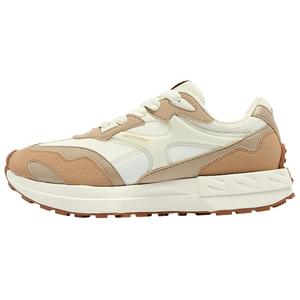 QIAODAN Нескользящие износостойкие низкие повседневные туфли женские, белые, бежевые