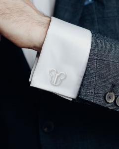 Мужские запонки Disney Mickey Mouse с вырезами Cufflinks Inc.