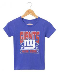 Футболка унисекс NFL New York Giants Overtime — Little Kid, Big Kid Junk Food Clothing, синий