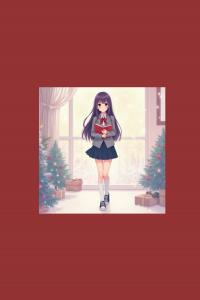 愛 Love Christmas Anime Notebook for Writing, Drawing, Doodling, Journaling, Notes, Lists, Japanese Inspired, Manga, Comics, Music & Culture: Original ... - 100 pages - One Side Plain - One Side Lined (Independently published)