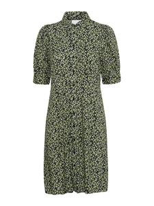 Платье-рубашка ICHI Aya, Grass green