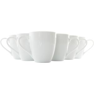 Кружка большого размера XXL с удобной выпуклой формой, комплект из 6 шт., 500 мл Retsch Arzberg, белый