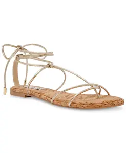 Женские сандалии на шнуровке Myrtle Flat Steve Madden, белый