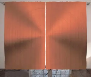 Штора ABAKUHAUS в стиле Абстрактная рустика, современный круговой оп-арт, присборенная ленточная штора для спальни с петлями и крючками, 280 x 225 см, коричнево-розовый оттенок Abakuhaus