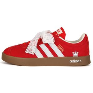Adidas Кроссовки Vl Court Classic Crown Your Love Abrasion Resistant Slip Resistant low top unisex красные