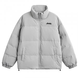 Повседневная пуховая куртка унисекс Jeep, светлый серый (down)
