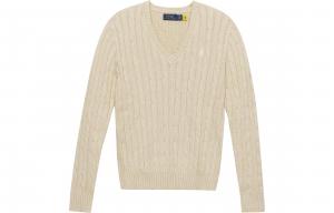 Свитер Women's Oat Polo Ralph Lauren, серовато-бежевый