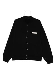 Жакмюс Кардиган Gros Grain Jacquemus, черный