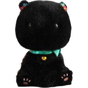 Плюшевая овечка тканевая кукла 25 см высотой Fat Fat Dragon, черный