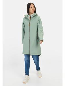 Функциональное пальто teXXXactive с капюшоном мятно-зеленого цвета Camel Active