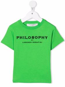 Philosophy Di Lorenzo Serafini футболка с вышитым логотипом, зеленый