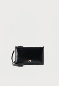 Плоская горизонтальная мини-сумка через плечо Pinko, Nero Limousine