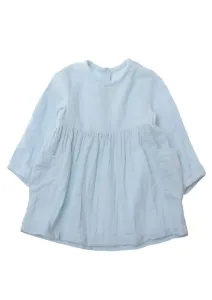 Летнее платье Liliput "голубое" с практичной планкой на пуговицах, голубой