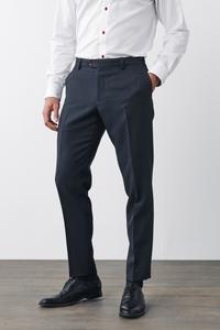 Тканевый костюм приталенного кроя Брюки Next, синий