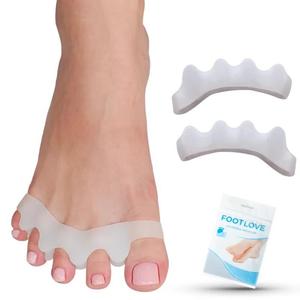 Мультигелевые сепараторы для пальцев ног от белых шишек (2 шт.) N16B Neuron