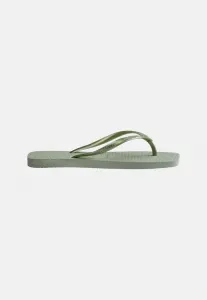 Узкие сандалии с квадратным т-образным ремешком Havaianas, Green
