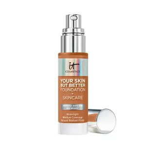 Тональный крем под макияж средней степени покрытия Your Skin But Better Foundation + Skincare It Cosmetics, цвет tan warm