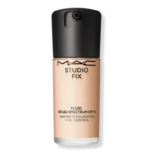 Тональный крем Studio Fix Fluid SPF15 с матирующим эффектом и контролем жирности кожи на 24 часа. MAC, NC12 (fair beige with neutral undertone for fair skin)