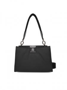 Сумка Tommy Hilfiger Th Her Med Satchel Nylon Sv AW0AW18200 Schwarz