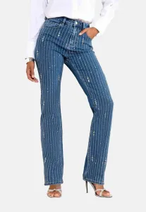 Джинсы прямого кроя Friends Like These, Mid Blue