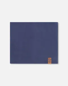 Эластичный трикотажный топ без воротника, темно-синий Deux Par Deux