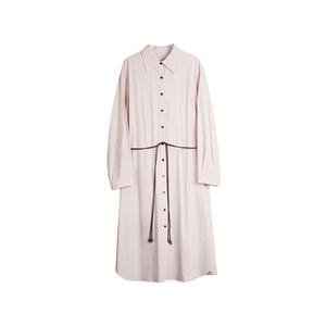 Женское платье с длинными рукавами ELLE, светло-розовый