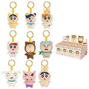 Миниатюрные шармы с животными из Crayon Shin chan мистическая коробка одиночная мистическая коробка/полная коробка 8 шт Crooked Melon Production