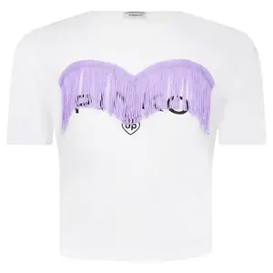 Укороченная футболка Pinko Up, белый