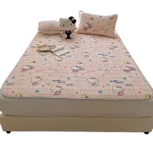 Покрывало Two Three Piece Set Foldable Students Dormitory Single Air Conditioning Mat Sanrio, Sweetheart Balloon
