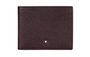 MONTBLANC Кожаный бумажник мужской коричневый