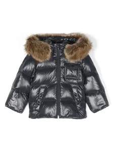 Пуховик K2F Moncler Enfant, синий