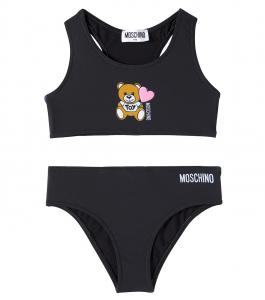 Печатный бикини Moschino Kids, Nero/Black