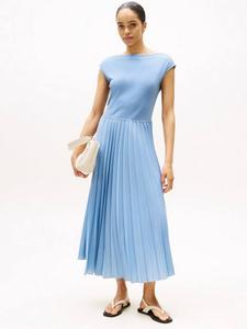 Плиссированная юбка-макси Tommy Hilfiger, Brisk Blue