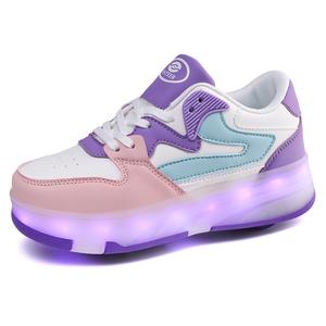 Кроссовки Abrasion Resistant Height Increasing Slip Resistant Low Top Outdoor Shoes Women's TONYBEAR, Purple