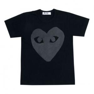 Футболка large short sleeve black Comme Des Garcons Play, черный