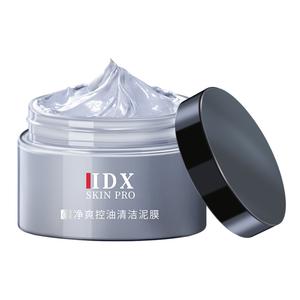 Освежающая маска-паста с глиной для контроля жира борьба с акне успокаивающая 100г IDX