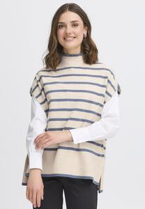 Футболка Fransa BITTE PO, Bering Sea Mix/Metallic Blue