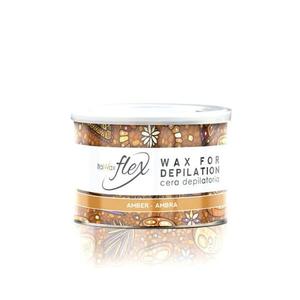 Янтарь), высокопластичный, прозрачный воск для депиляции в баллоне 400 мл для депиляции больших участков волос ItalWax Flex Amber (