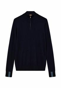 Джемпер ADAM SOFT ZIP TURTLE NECK Mos Mosh Gallery, темно-синий