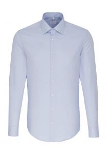 Деловая рубашка, индивидуальный крой, длинные рукава, воротник Кент, мужская seidensticker