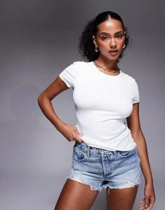 Детская футболка River Island с короткими рукавами белого цвета